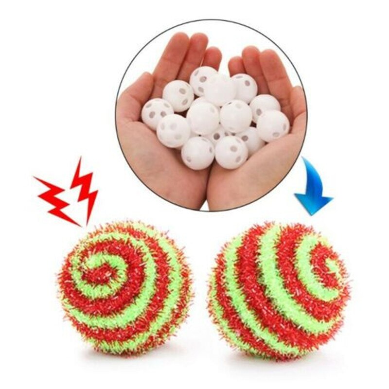Hochet en plastique pour bébé, 10 pièces, boules de clochette, couineur, jouets pour bébé, bricolage, perles, fabricant de bruit, réparation, fixer le chien, jouet, accessoires