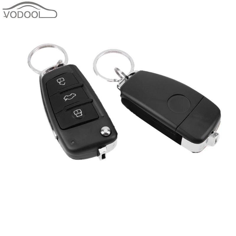 Auto Car Burglar Alarm Protection Device Vehicles Automobiles Keyless Entry Siren Security System with 2 Remote Controller