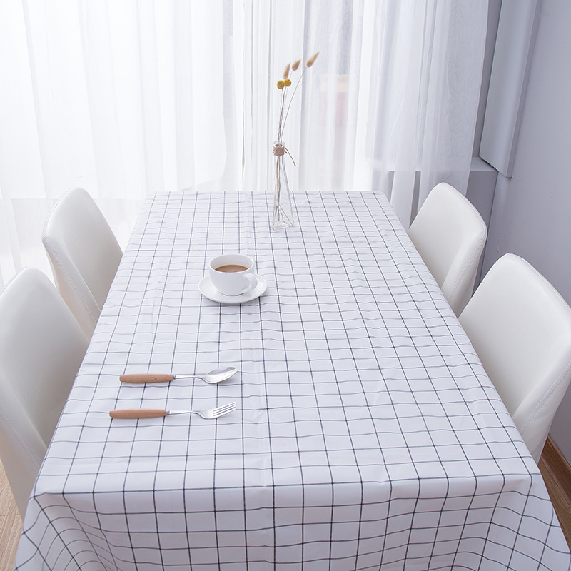 1 Pc Plaid Tischdecke Wasserdicht Öl-nachweisen PVC Hochzeit Geburtstag Party Tisch Abdeckung Rechteck Schreibtisch Tuch Wischen Abdeckungen Tisch tuch