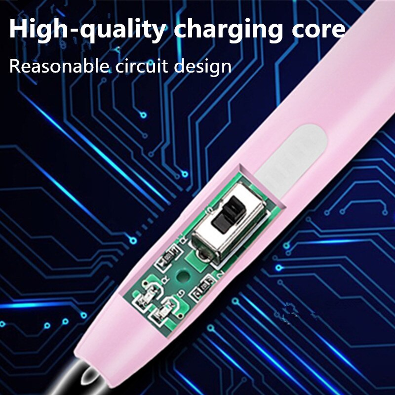 Rechargeable 1set Ear Safe Visible Moderate Painless Ear Cleaner Earwax Removal Tool Earpick