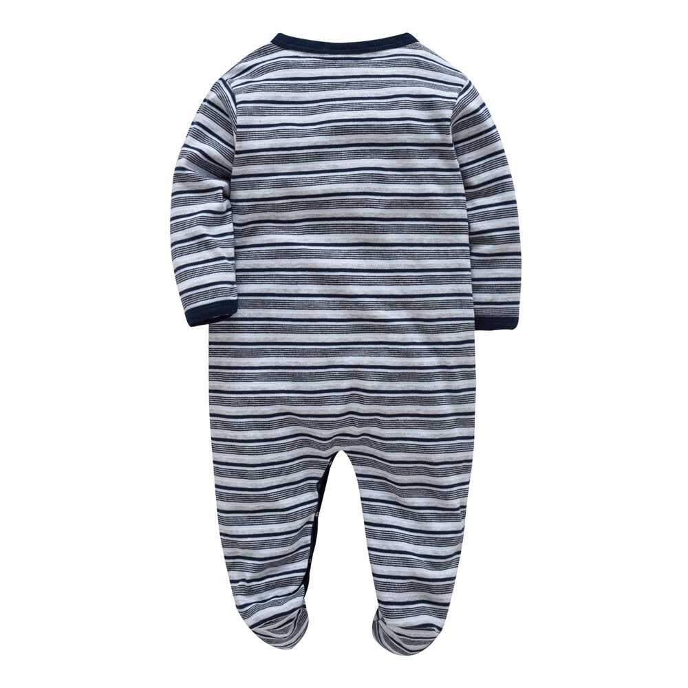 Baby Footies Striped Baby Boy Clothing Long Sleeve Winter Kids Clothes Born Recien Nacido Sleeping Jumpsuit Pajamas