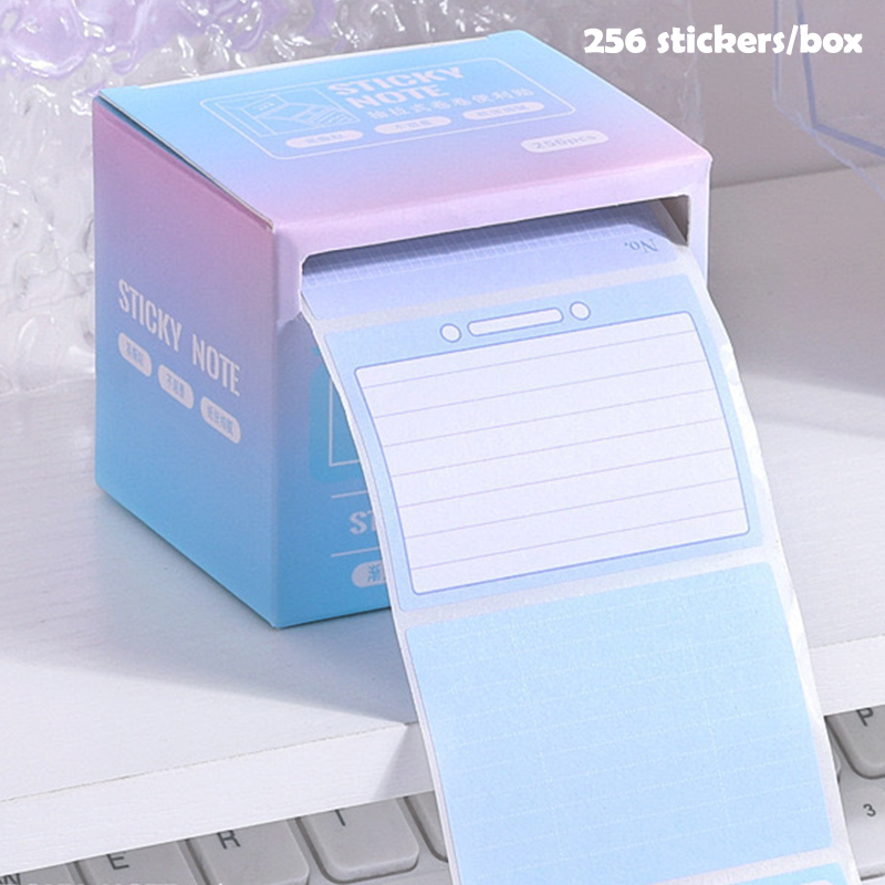 Etykiety samoprzylepne wielokrotnie wklejane bez kleju Wygodne naklejki Proste, urocze artykuły papiernicze Przezroczysta książka z naklejkami: FIOLETOWY