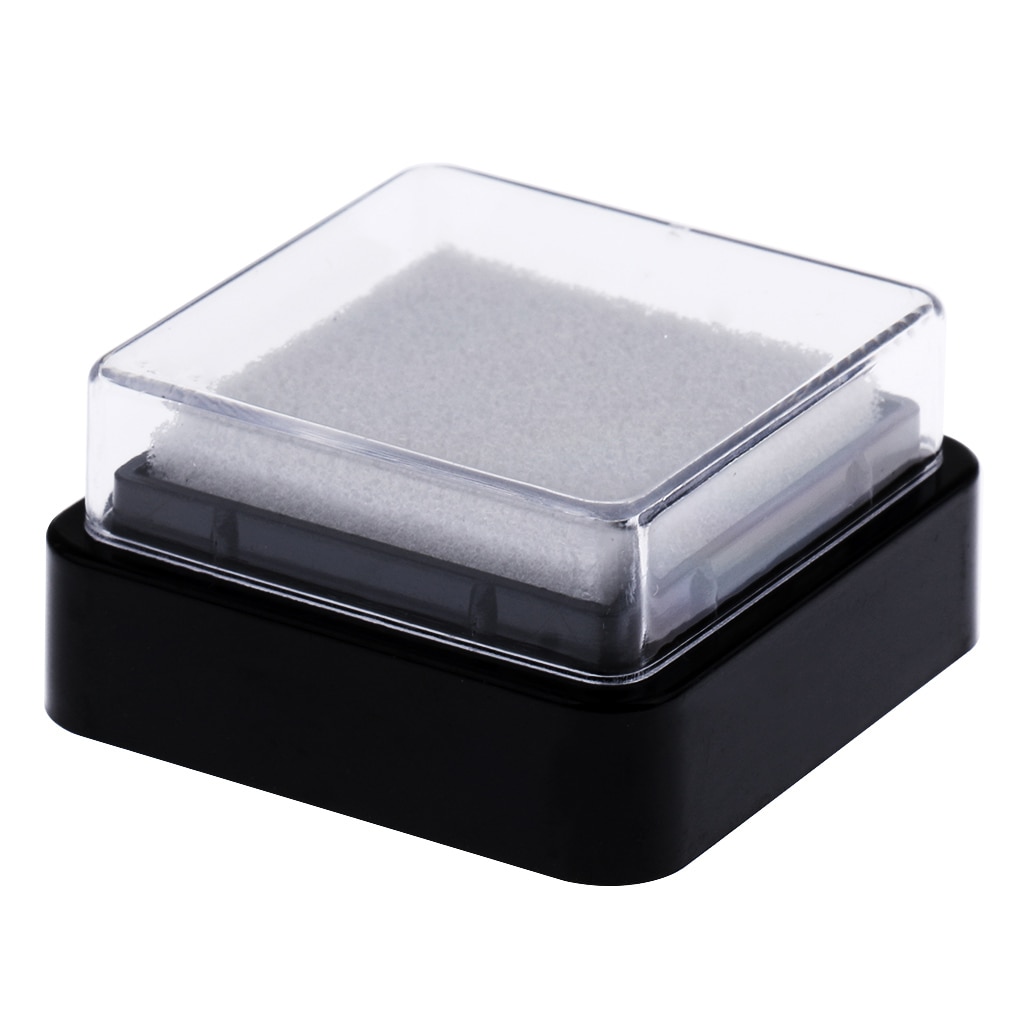 10 Stuks Blanco Geen Kleur Lege Stempelkussen Inkt Pad Voor Inkt Refill Diy Schilderen