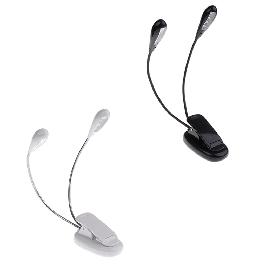 8 LED Music Stand Light Music Score Lamp Clip-on Reading Light