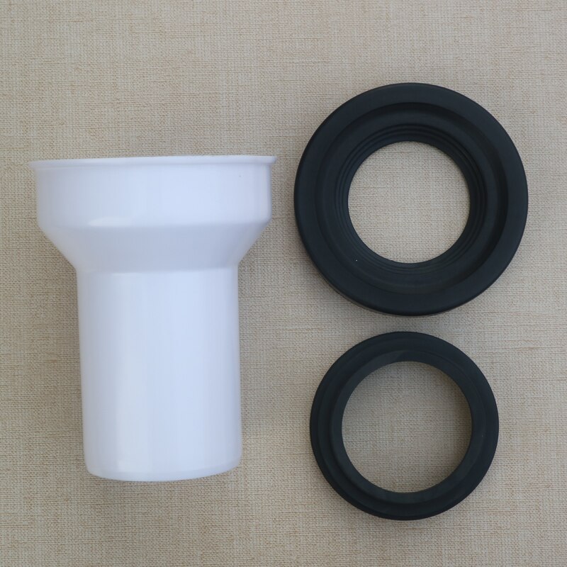 Toilet Drain PVC Plastic Flange Sealing ring Round Pipe Adapter Remodeling Plumbing Drainage Go water Connector