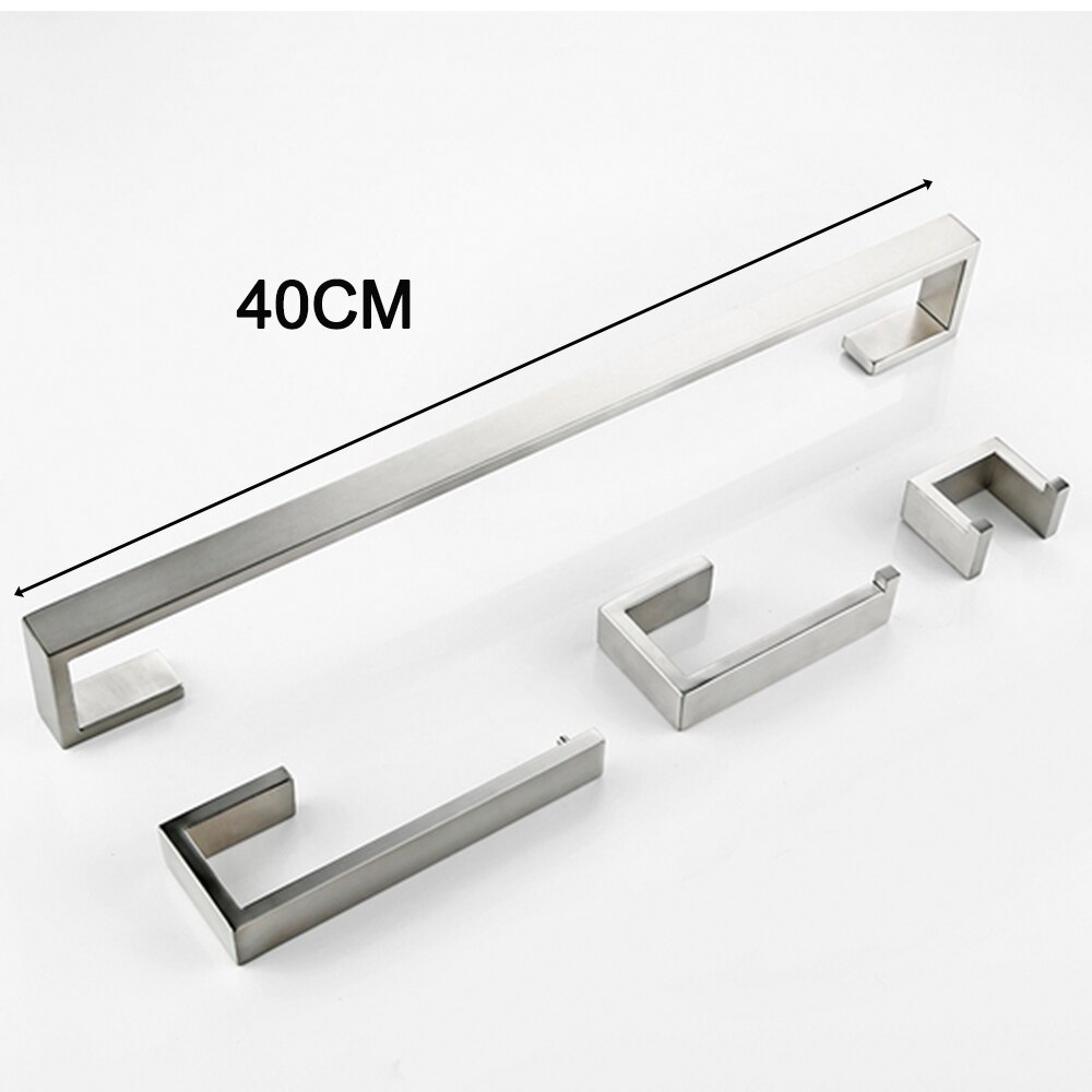 Badezimmer Zubehör Bausatz Wc Papier Halfter Schlecht Hardware- setzt Handtuch Haken Bar Poliert Edelstahl Schlafzimmer Zauberstab Halterung WC