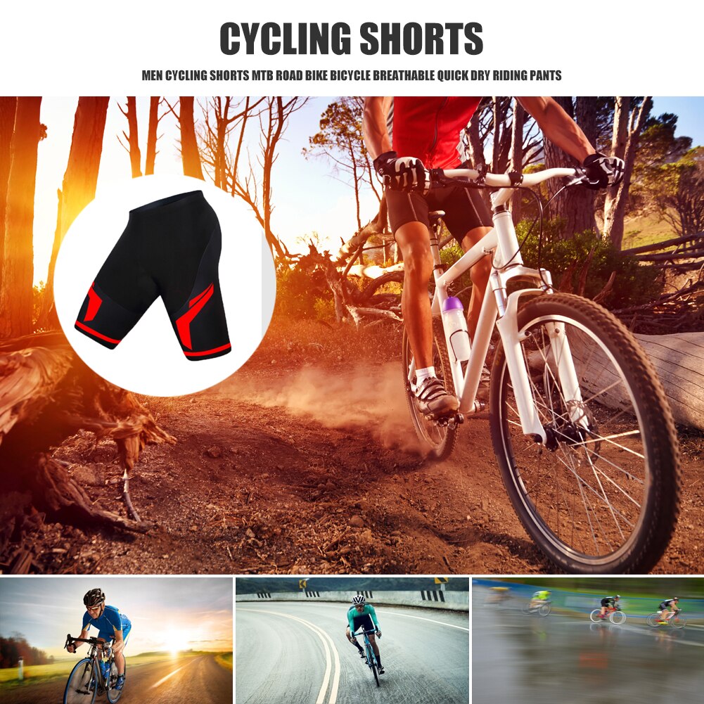 Mannen Fietsbroek Mtb Weg Mountainbike Fiets Broek Mesh Ademend Quick Dry Riding Shorts Broek