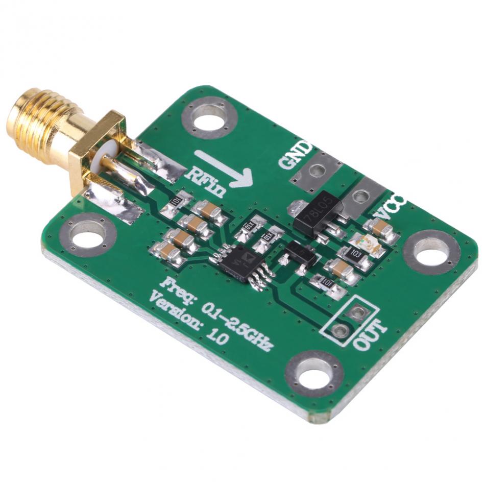 RF Power Meter Logarithmic Detector 0.1 - 2.5GHz RF Logarithmic Power Detection Frequency Meters