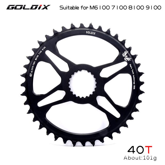 Direct Mount 32T 34T 36T 38T 40T Fiets Kettingblad Mtb Smalle Brede Fiets Kettingwiel Voor deore Xt M7100 M8100 M9100 12S Crankse: 40T