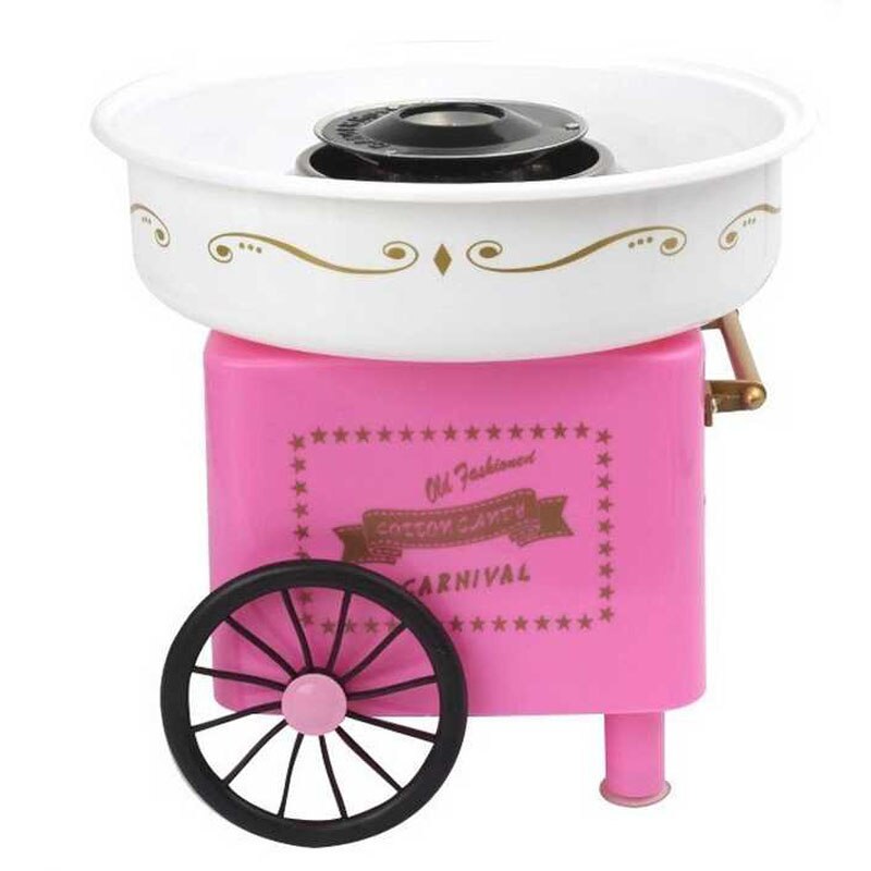 110-220V Mini Sweet Automatic Cotton Candy Machine Household DIY 500W Cotton Candy Maker Sugar Floss Machine For Kids