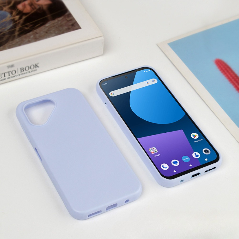 For FAIRPHONE Fairphone 6 Soft TPU Phone Case for Fairphone6 FAIRPHONE6 Matte Frosted Cover Shell Silicone Protective Coque: Lavender