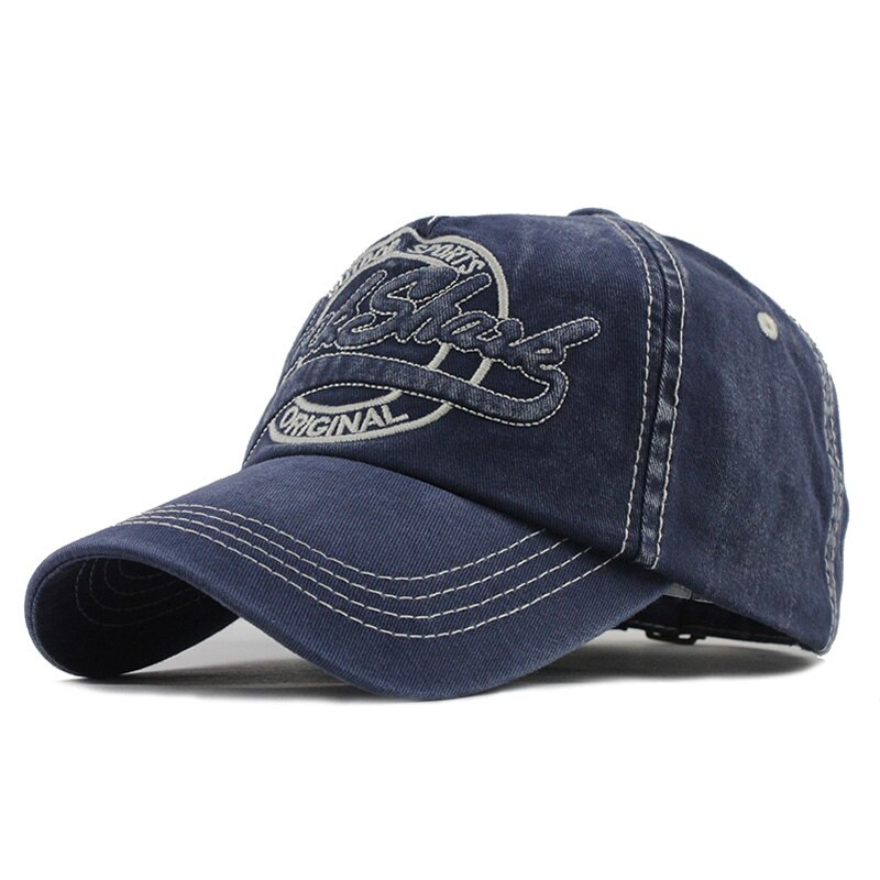 [FLB] Nuovo Cotone Lavato Berretto Da Baseball Cappelli di Snapback della protezione di Autunno Del Cappello di Estate per Gli Uomini Le Donne Cappellini cappelli Casquette gorras para hombre F301: F301 Navy