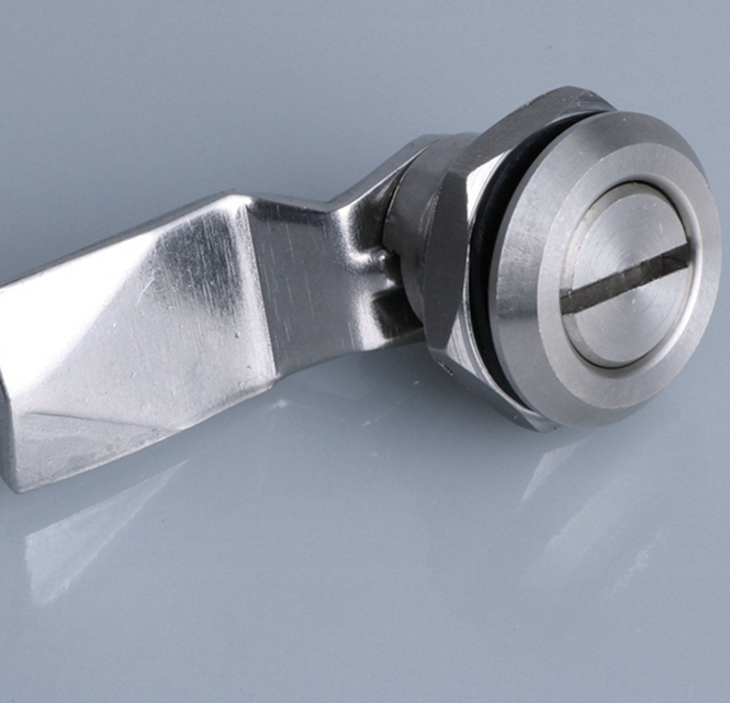 Stainless Steel Triangle Cam lock XJJ-MS705 Cabinet Locks Power Distribution Box switch Cabinet Equipment Control Cabinet Lock: WHITE