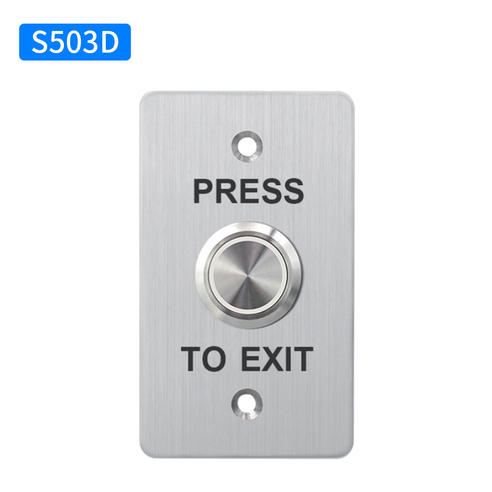Waterproof Door Push Exit Button Gate Release Switch Opener COM NC NO LED Backlight For Door Access Control System Entry Outdoor: Lavender