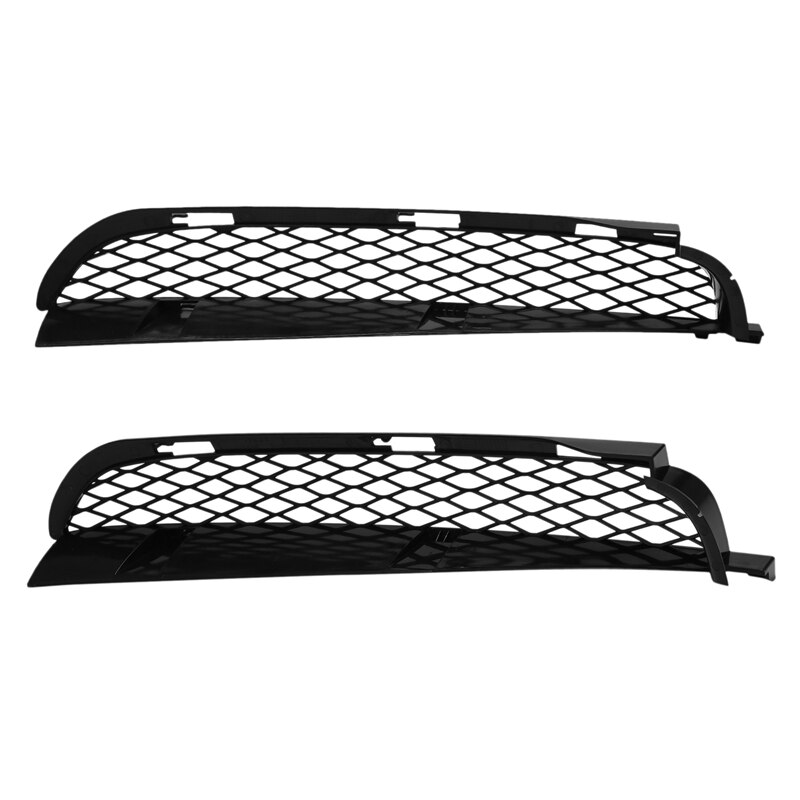 Front Bumper Grille Lower Set For 2015 Chevy Cruze – 3Pcs Black Plastic Direct Replacement
