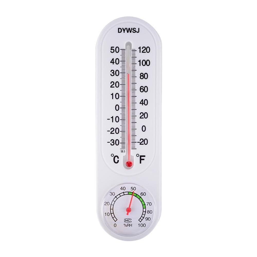 Analoge Huishoudelijke Thermometer Hygrometer Muur Gemonteerde Thermometer Brand Office Tester Vochtigheid Voor Thuis Meten P7C0: Default Title