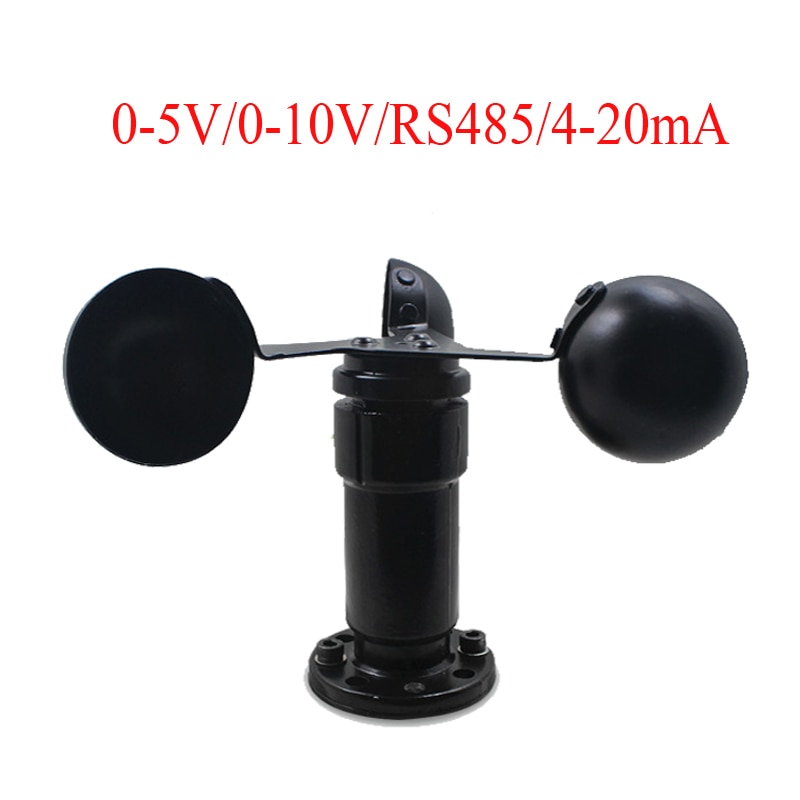Aluminum alloy wind speed sensor 0-5V,0-10V,4-20mA RS485 communication function modbus anemometer