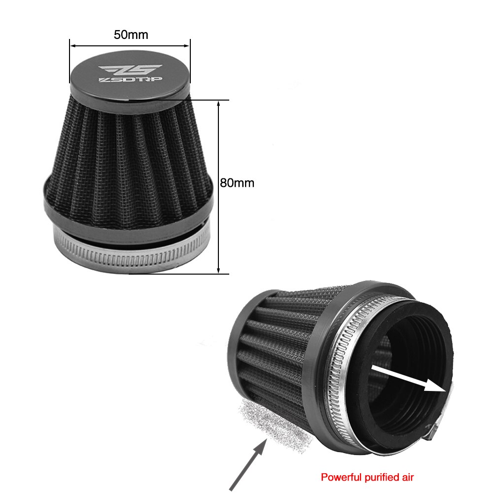 ZSDTRP PZ26 PZ27 PZ30 Carburetor Air Filter Auto/Hand Choke Lever for GY6 XR100R XR100 CRF100F XL100S Carb ATV Dirt Bike Go Kart