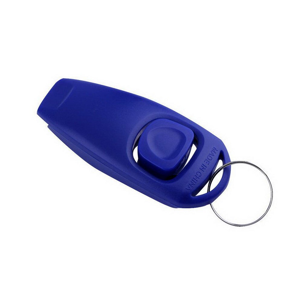 Pet training clicker pet click trainer training hund clicker tog hund kat hest kæledyr: Blå
