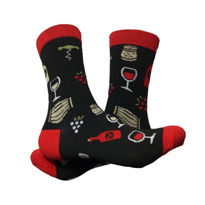 Socks Letter Pattern Printed Soft Elastic Breathable Comfortable Cotton Socks Spadnex Hosiery Footwear