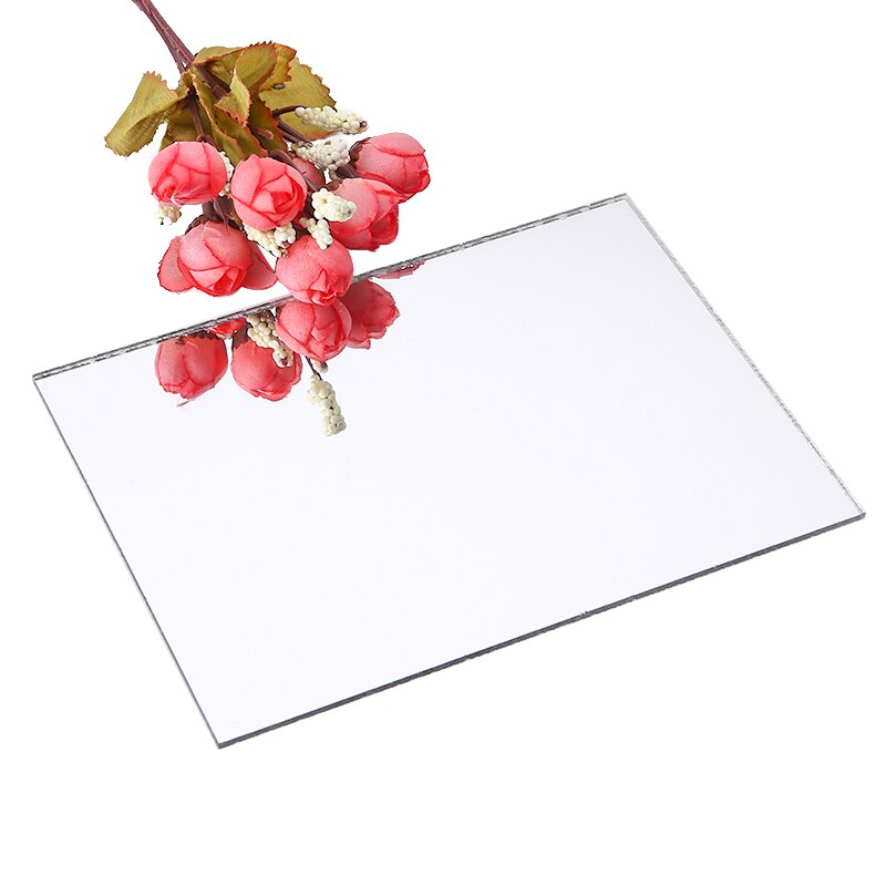 3mm Thickness Acrylic Mirror Sheet Clear Plxiglass Mirror Decal Sticker Mirror Board Home Bathroom Wall DIY Decoration