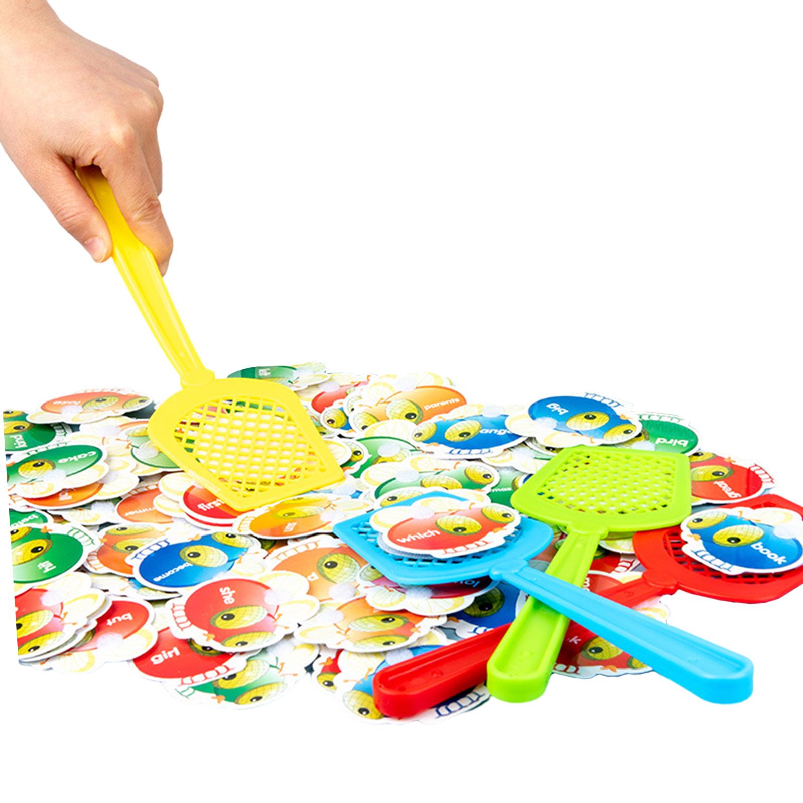 Learning Games for Kids Age 3-8 Home Phonics with 4 Fly Swatters