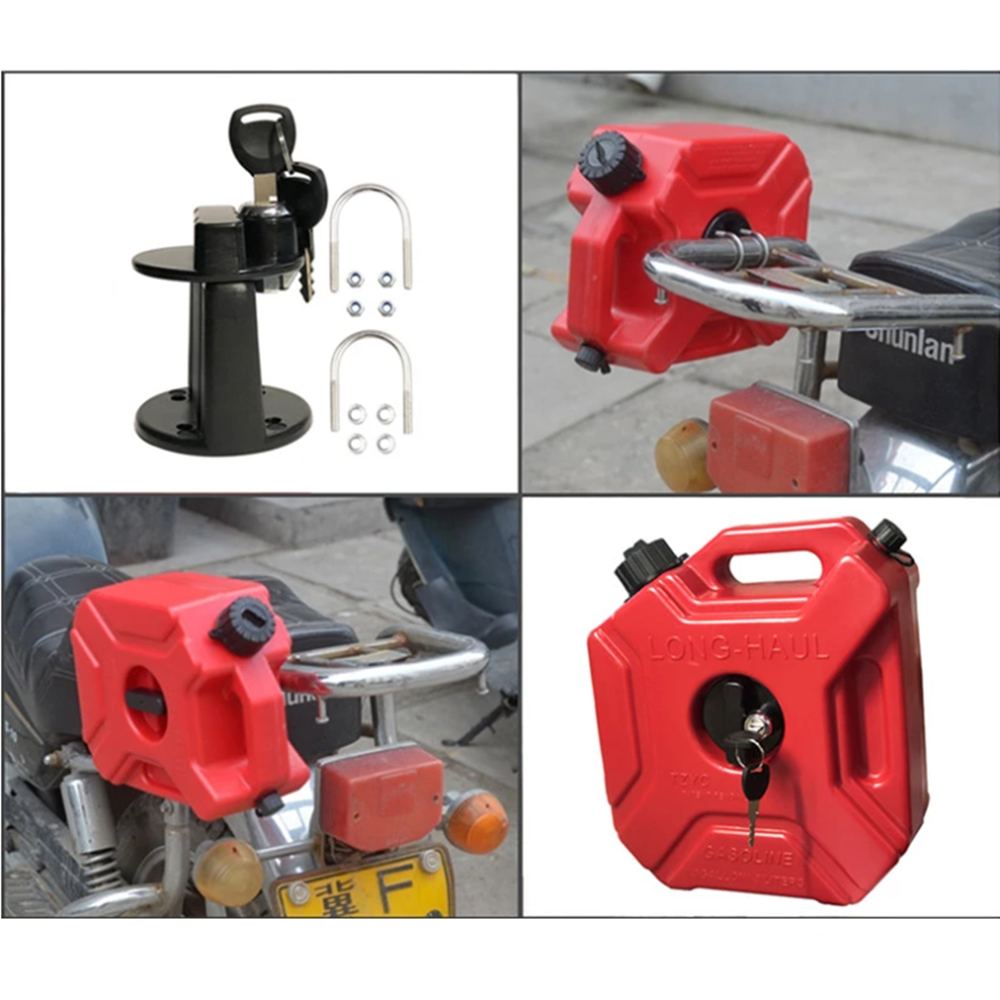 3L Portable Motorcycle Fuel Tank Spare Jerry Can Gas Plastic Car Gokart Oil Container ATV UTV Gasoline Petrol Tanks Canister