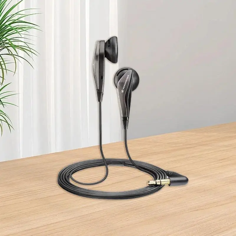 Auriculares estéreo Sennheiser MX375 originales, auriculares de graves profundos, auriculares deportivos de 3,5mm, resolución HD, reducción de ruido HIFI