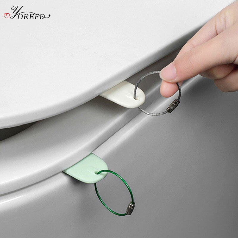 OYOREFD sollevatore sedile WC portatile dispositivo di sollevamento WC domestico evitare di toccare coperchio WC maniglia pentola sedile sollevatore accessori WC