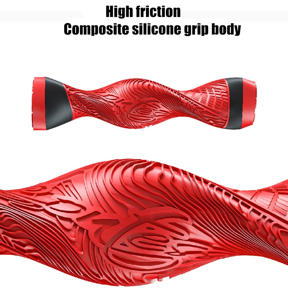 Ultralette mtb sykkelgrep antiskli silikon sykkelstyre håndtak med plugger 5 stiler valgfritt støtsikkert sykkeltilbehør