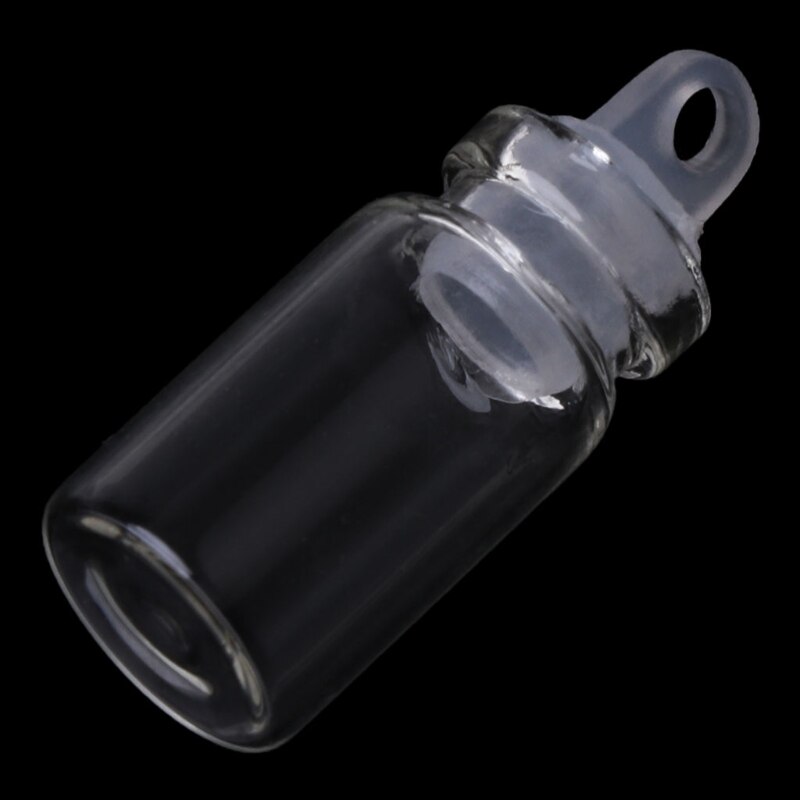 10pcs 1ml /2ml Glass Bottles with Plastic Stopper Wish Bottle Wedding Jewelry Party Decoration Bottles Jars Crafts
