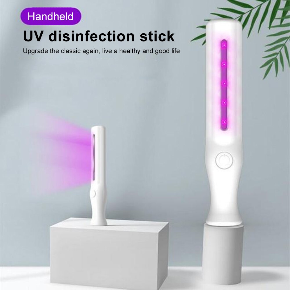 Upgraded Version Uvc Germicidal Light Usb Phone Car Room Clean Bacteria Virus Light Smart Gravity Sensor Light With Battery