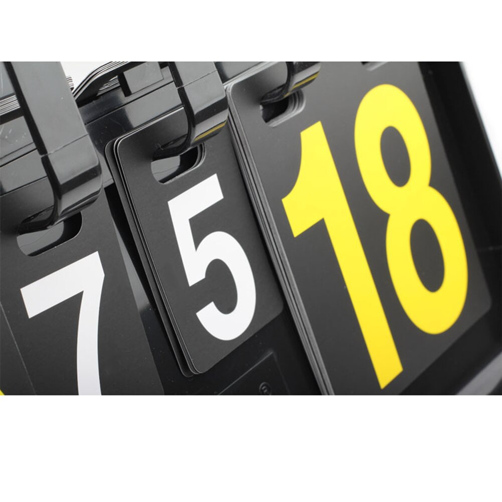 Tableau De Bord Portable 2/3/4 Chiffres – Compteur De Score Flip Pour Tennis, Basket, Foot, Etc.