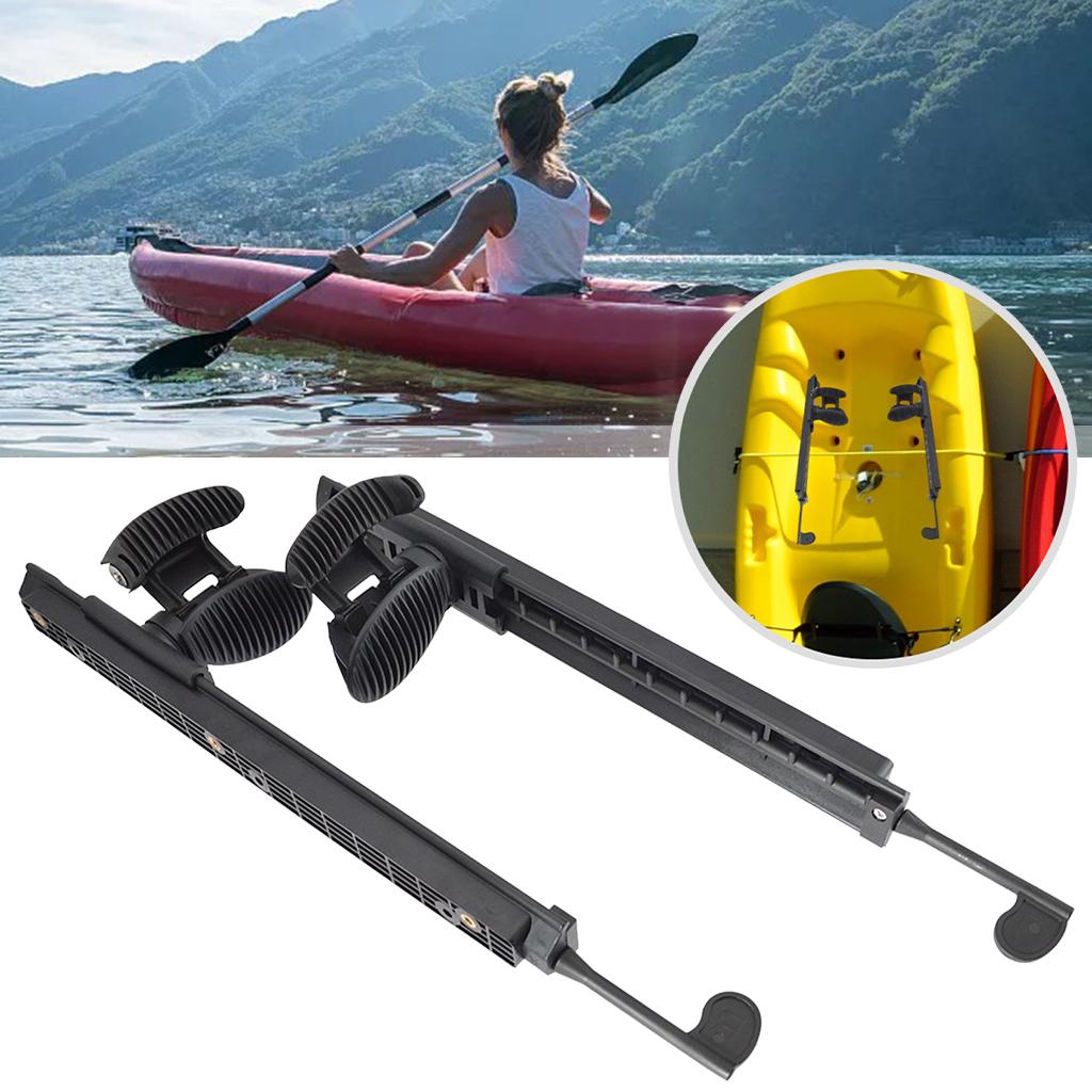1 Pair Adjustable Nylon Kayak Footbrace Pedal Kayak Foot Pegs Rudder Control