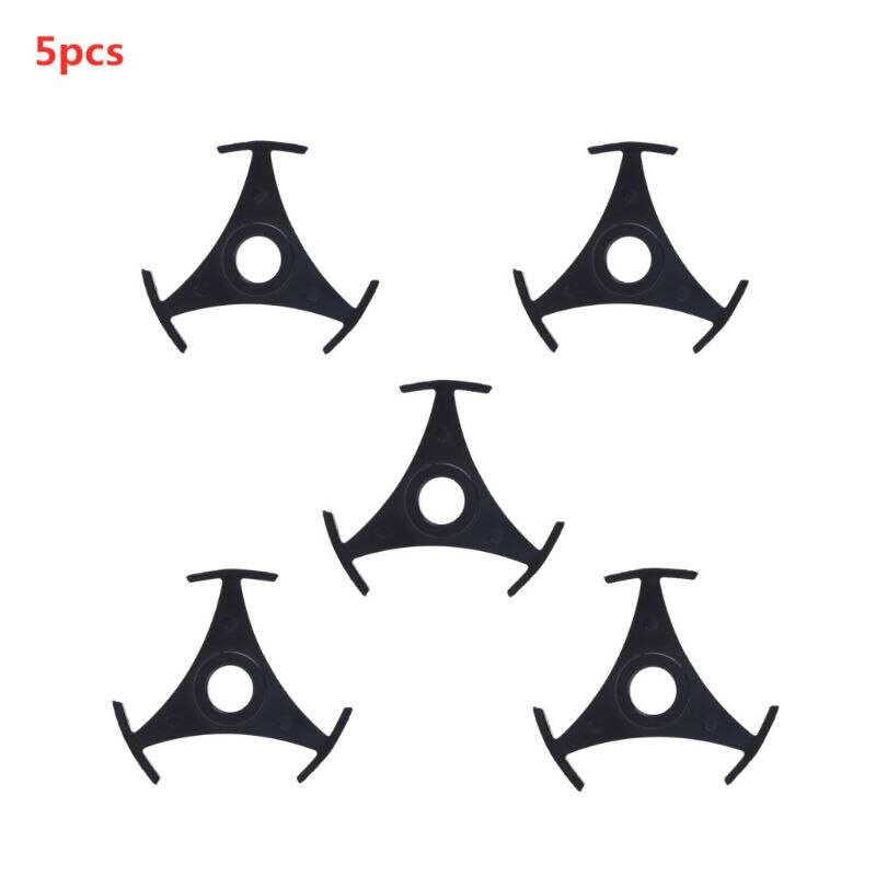 5 Pcs 45Rpm Vinyl Record Centre-Gat Adapters Jukebox 7 "Single Spindel Spinnen