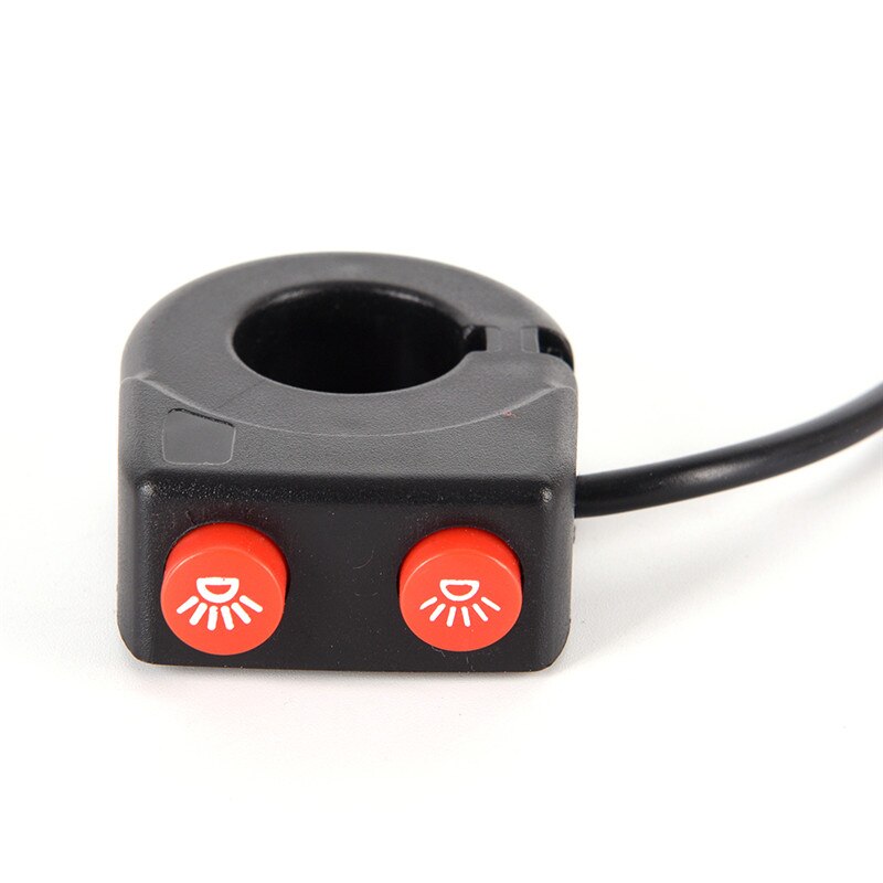 Motorcycle Handlebar Light Switch On Off Button Head Spot Fog