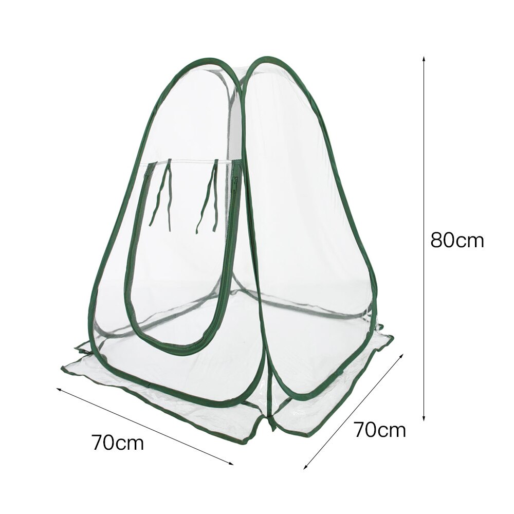 Mini kas voor buiten, kweekzak, kweekhuis, pvc-afdekking, plastic tuinkas voor planten, opwarmzak