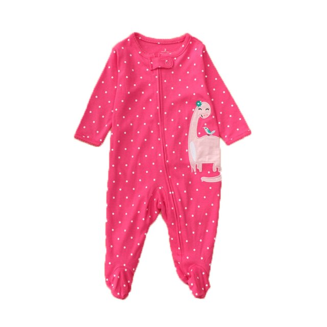 Baby Romper Jongens Meisjes Fleece Lange Mouwen Jumpsuit Schoeisel Kinderen Kleding Zuigelingen Uitje Kleding Voor Kids Pyjama: 1 / 12m