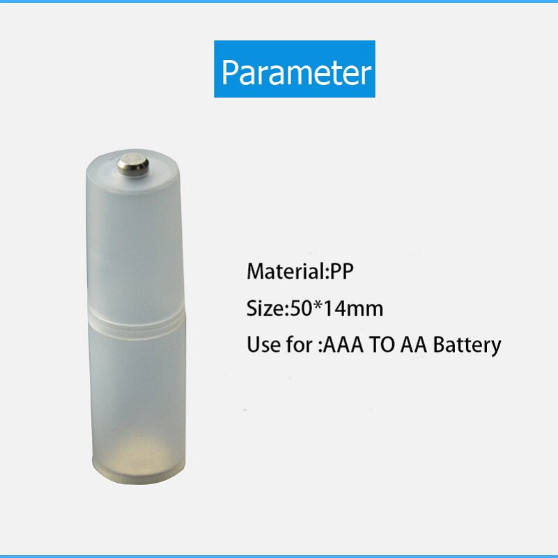Aaa Naar Aa Batterij Opbergdoos Batterij Converter Adapter Batterijen Houder Case Switcher Draagbare