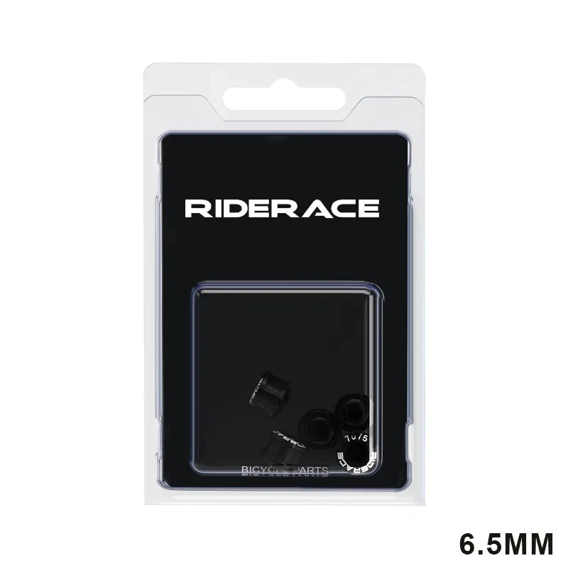RIDERACE 5 Stück Doppel-/Einzel-Fahrrad-Kettenblattschrauben, CNC-Aluminiumlegierung 7075 M8 6,5 mm 8,5 mm Rennrad-MTB-Fahrrad-Kurbelgarnitur-Schrauben und Muttern-einstellen: Himmel Blau
