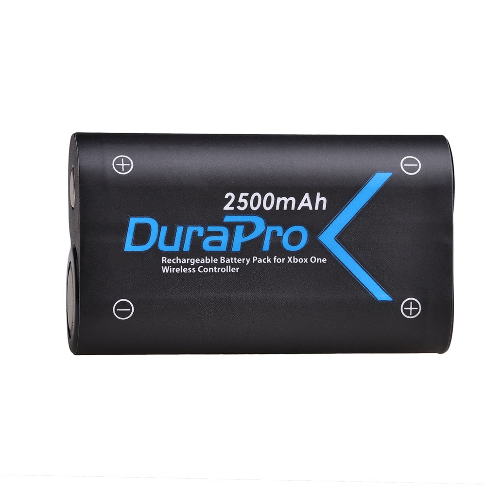 Durapro 2X2500Mah Xbox Een Batterij + Lcd Usb Dual Charger Voor Xbox One / Xbox One S/Xbox One X/Xbox One Elite Draadloze Controller