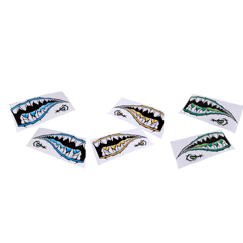 2 sztuk wodoodporne zęza pomocą rekina usta naklejki naklejki na kajak kajak połowów ponton deska surfingowa zderzak samochodu laptop okno