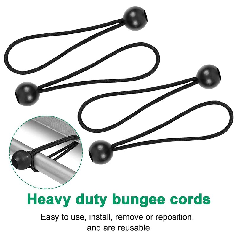 30Pcs Elastische Bungee Koorden Met Haken, Touw Bagage Verpakking Riem, bagagenet Voor Motorcycle Bike Travel Camping Wandelen