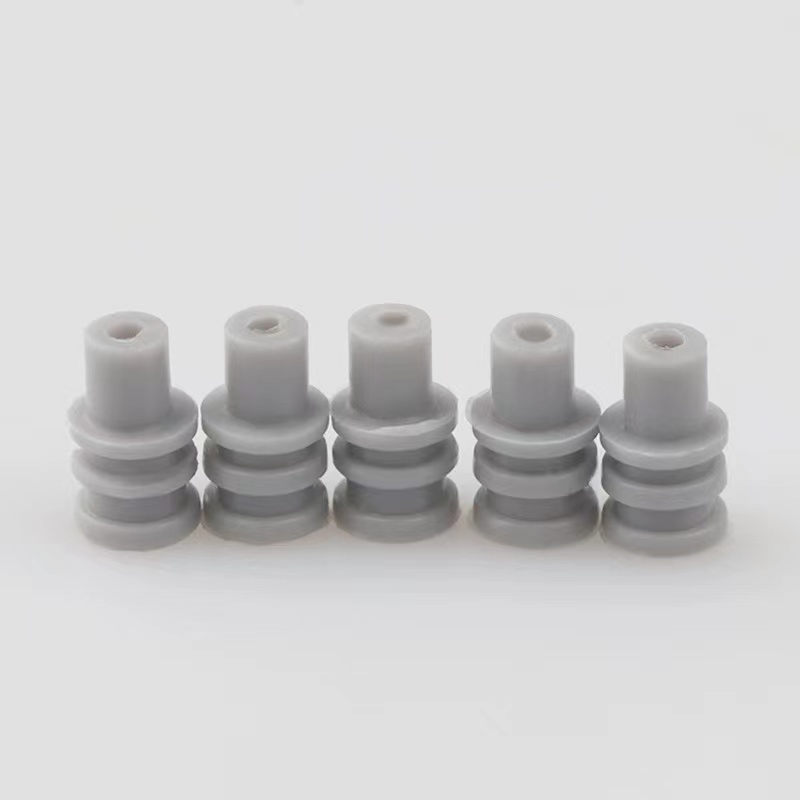 Auto Plug-In Holle Rubberen Ring Afdichting Grijze Plug Nr. 1 Grijze Kleine Lederen Connector Plug 963530-1