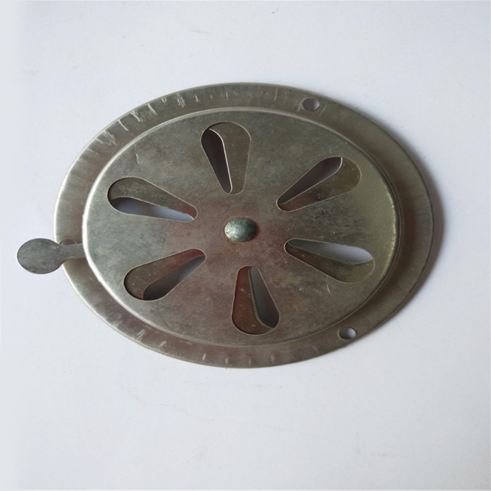 Rvs Bbq Grill Roker Uitlaat Vent 95/125Mm Ronde Oven Air Vent Demper Vervangende Onderdelen Keuken accessoires