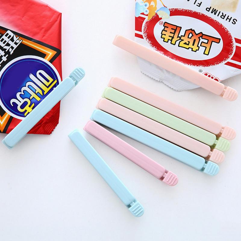 1Pc Seal Bag Clips Pour Food Storage Bag Clip Snack Sealing Clip Keeping Fresh Sealer Clamp Plastic Food Saver Kitchen Tool