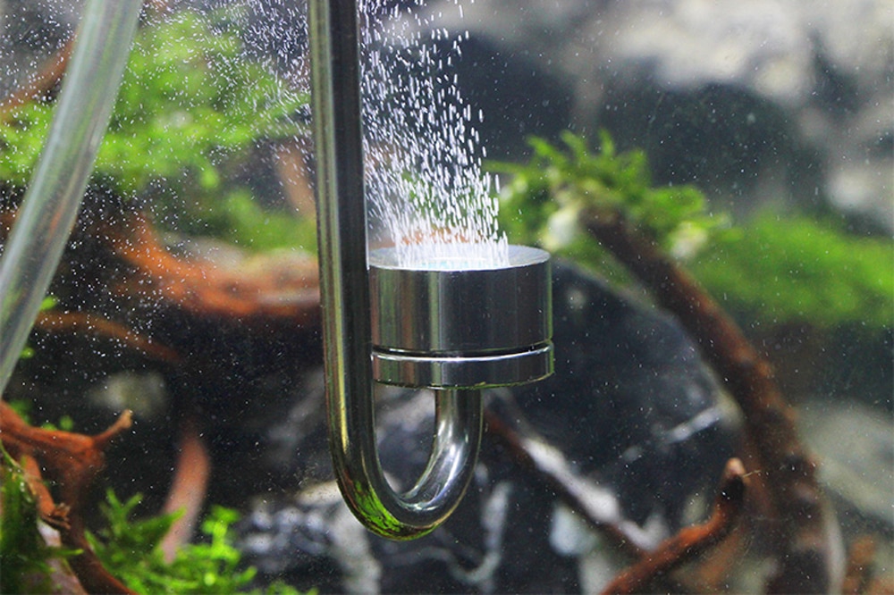 Aquarium CO2 Diffuser chip Carbon Dioxide Kit Reactor nano Refinement Ceramic Disc Replacement Slice Aquatic Fish Tank Plant