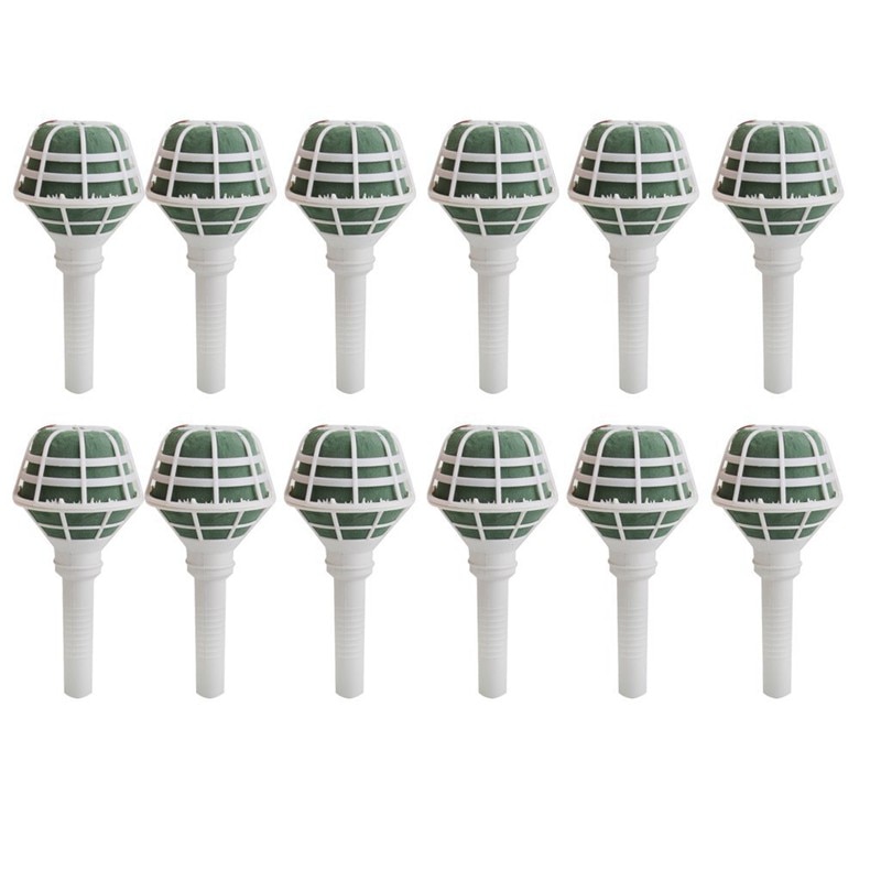 12 styks floral skum oasis buket posy holder til bryllup brude blomst diy