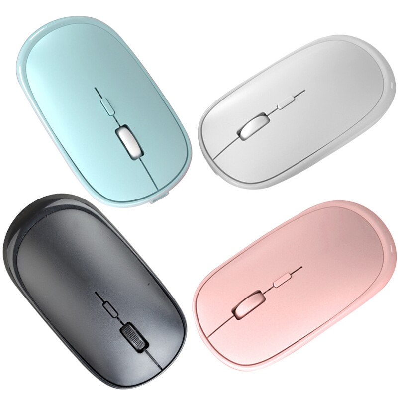 Bezprzewodowa mysz akumulator Bluetooth cichy ergonomiczny komputer dla ipada Mac Tablet Macbook Air Laptop PC Gaming Business Office