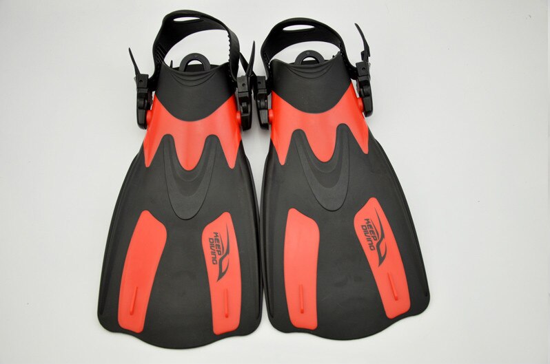Swimming Fins Snorkeling Foot Flipper Diving Fins Swimming Equipment Scuba Diving Swimming Shoes Flippers for Kids Swim Fins: Red / XL